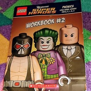 LEGO Super Heroes Phonics Workbook with Colorful Characters